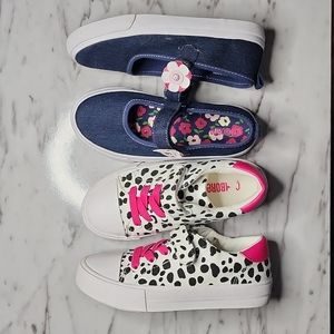 Girls Size 12 2 PACK Gymboree Tennis Shoes